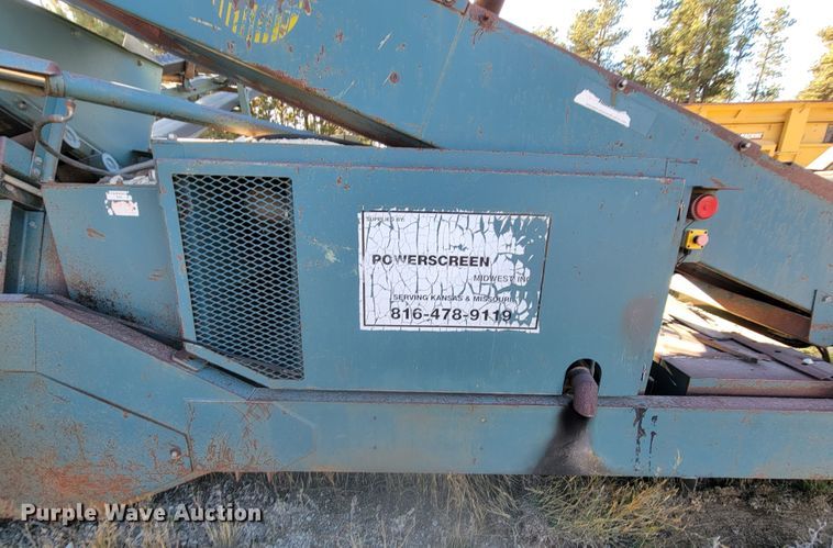 image for item LL9645 Powerscreen Chieftain  screening plant