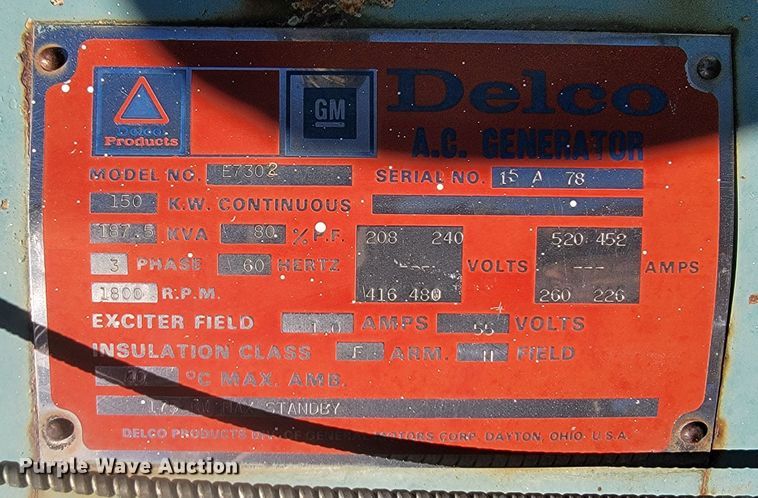 image for item LL9648 Generator