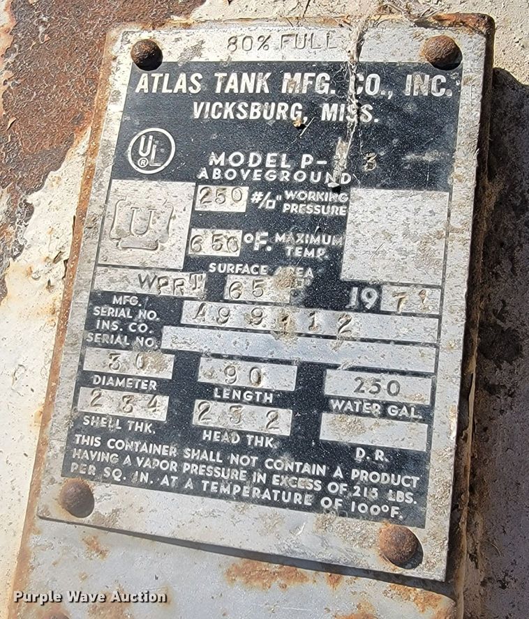 image for item LL9661 (2) propane tanks