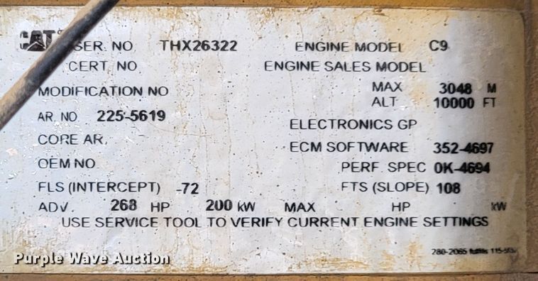 image for item LL9664 2010 Caterpillar 160M VHP  motor grader