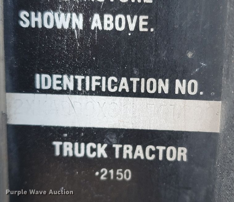 image for item LN9634 1991 Kenworth T660  dump truck