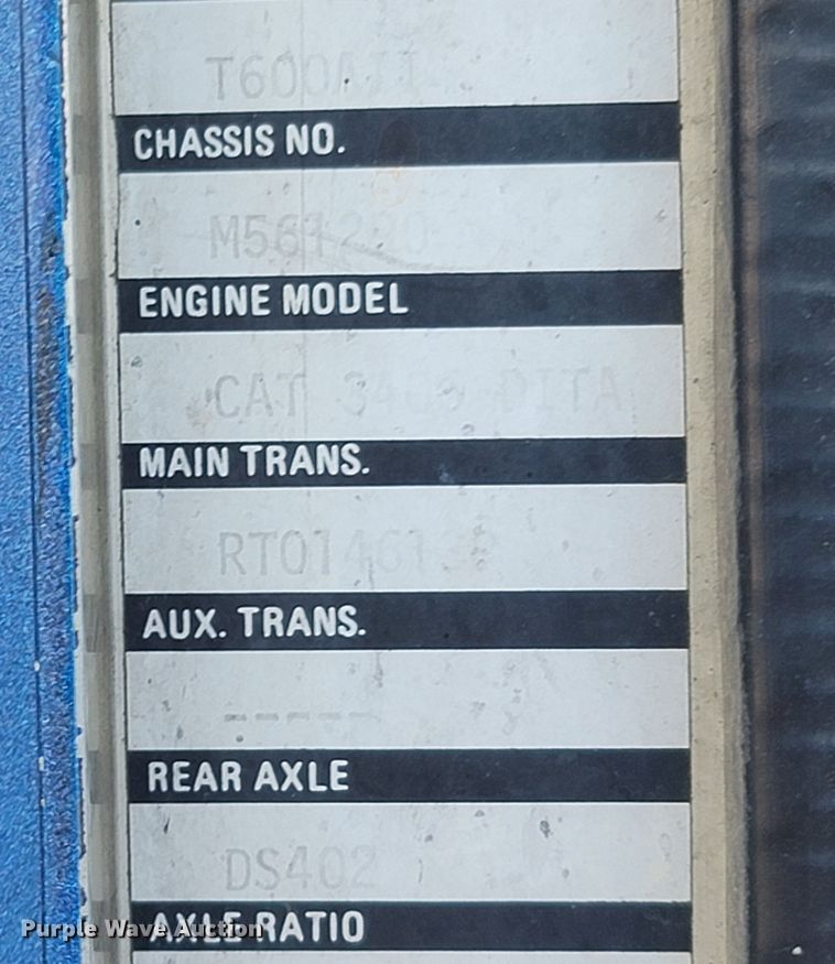 image for item LN9634 1991 Kenworth T660  dump truck