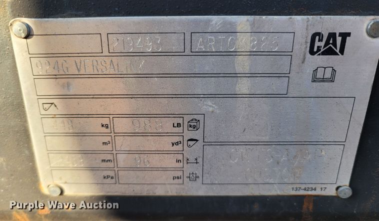 image for item LN9638 2014 SDLG LC938L  wheel loader