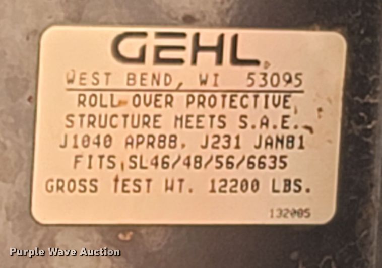 image for item LN9686 1999 Gehl SL5635SX  skid steer loader