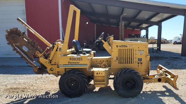 image for item LN9689 1997 Vermeer V4150A  trencher