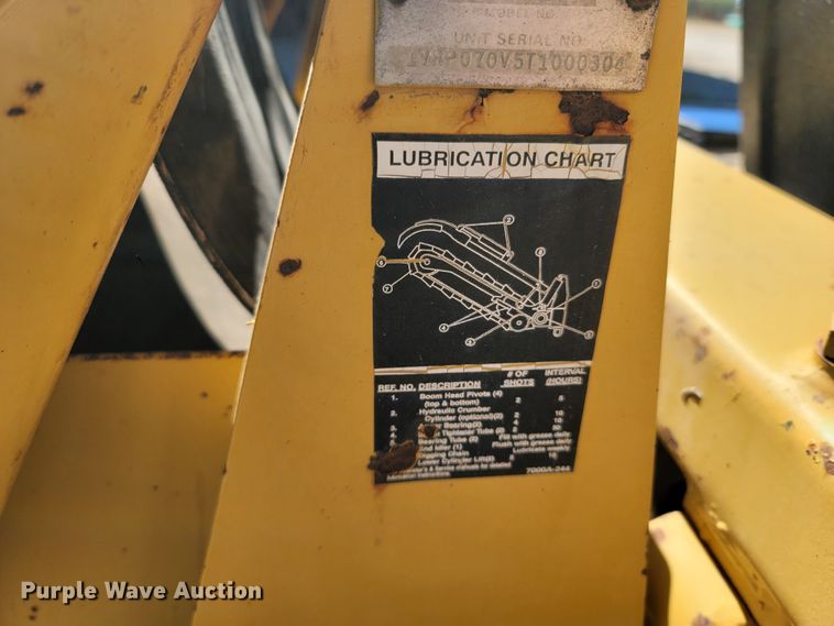 image for item LN9689 1997 Vermeer V4150A  trencher