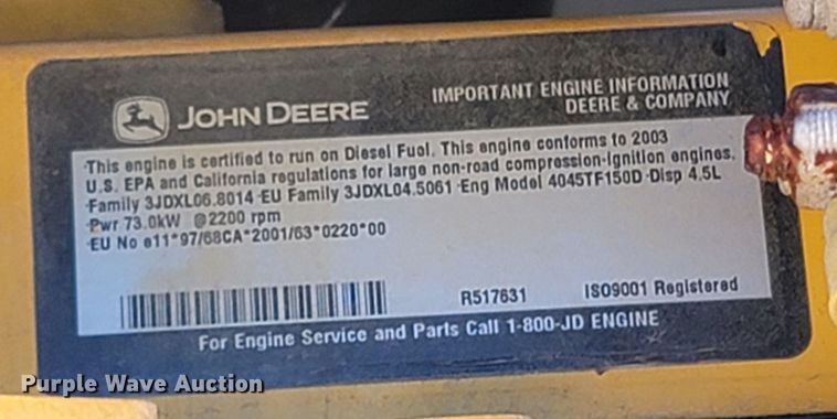 image for item LN9692 2003 Gomaco GT3600  curb machine