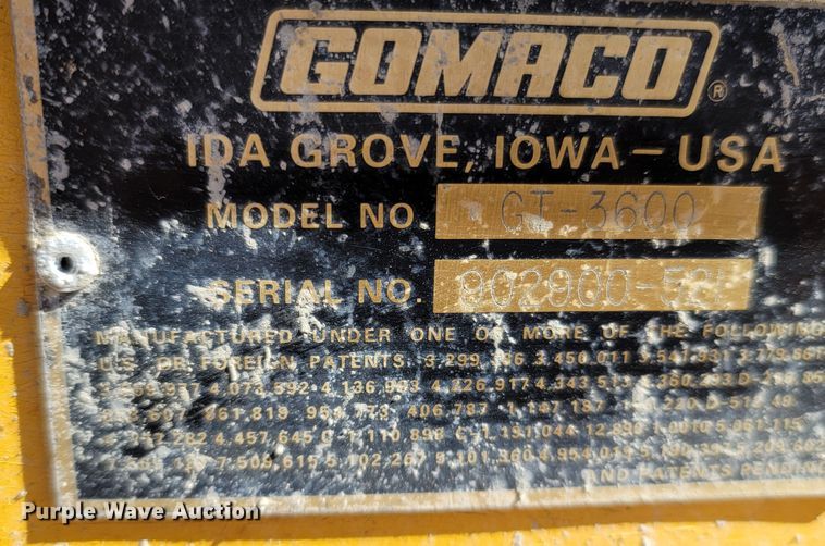 image for item LN9692 2003 Gomaco GT3600  curb machine