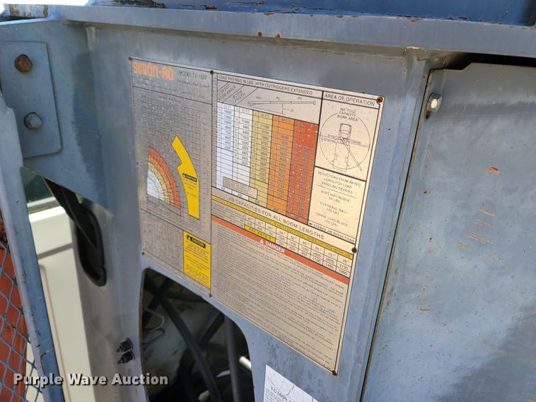 image for item LN9693 1994 International 4700  crane truck