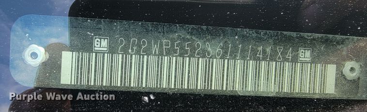 image for item LO9233 2006 Pontiac Grand Prix