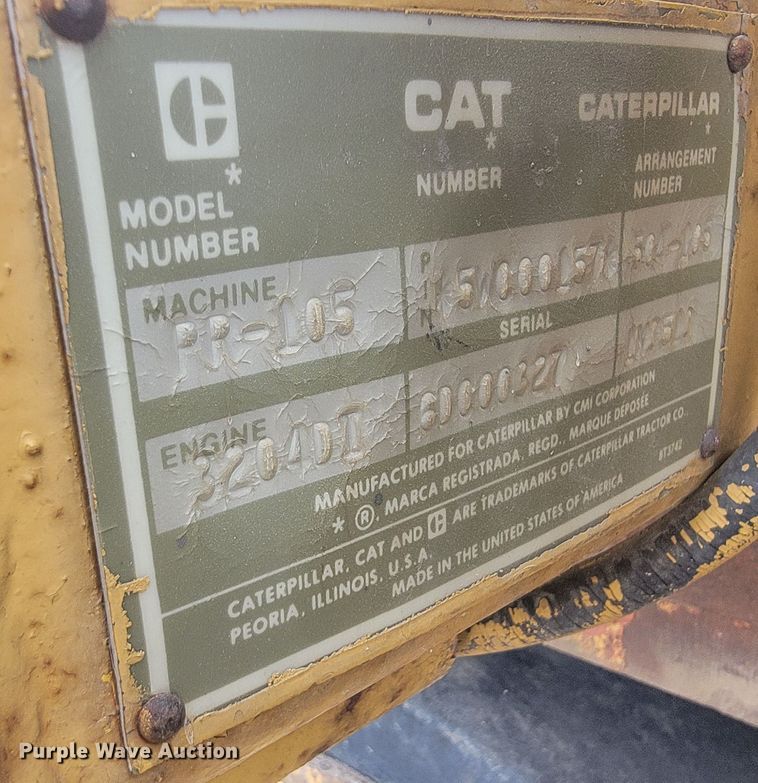 image for item LO9240 Caterpillar PR-105  cold planer