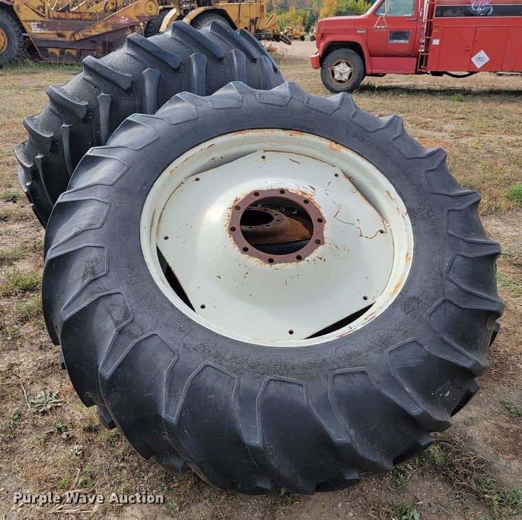 image for item LO9248 (3) 20.8-38 tires and wheels