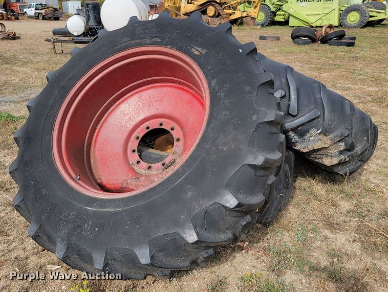 image for item LO9248 (3) 20.8-38 tires and wheels