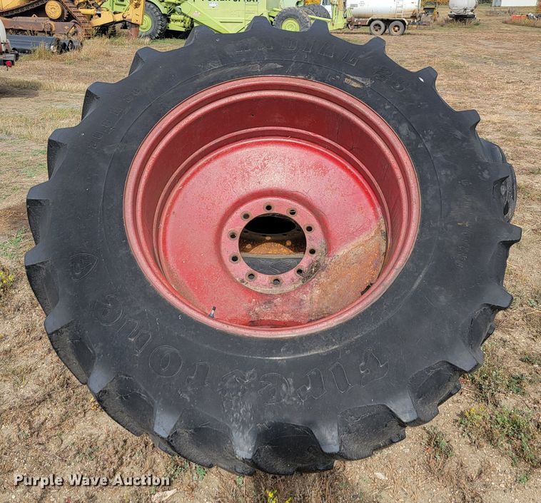 image for item LO9248 (3) 20.8-38 tires and wheels