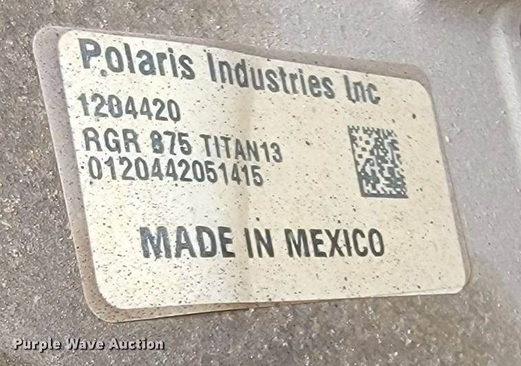 image for item LO9264 2013 Polaris 900EFI  utility vehicle