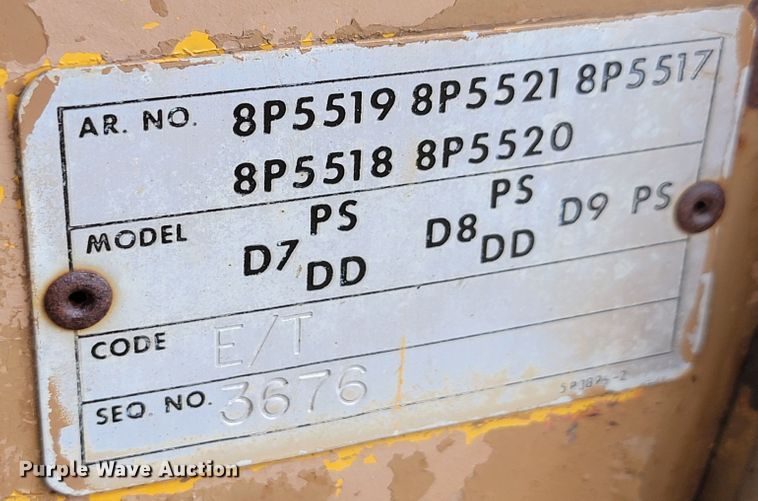 image for item LO9266 Caterpillar  dozer cab