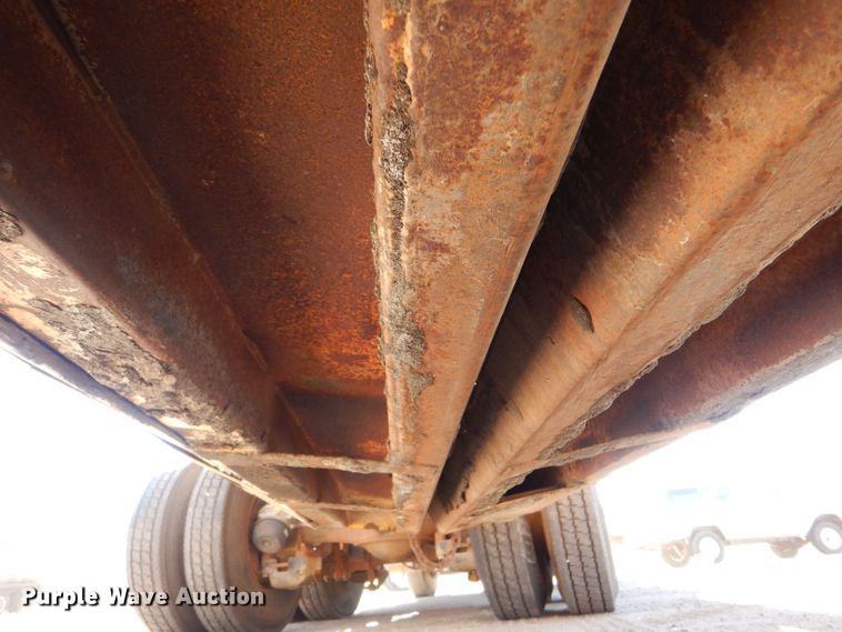 image for item LU9682 1973 Fruehauf  bottom dump trailer