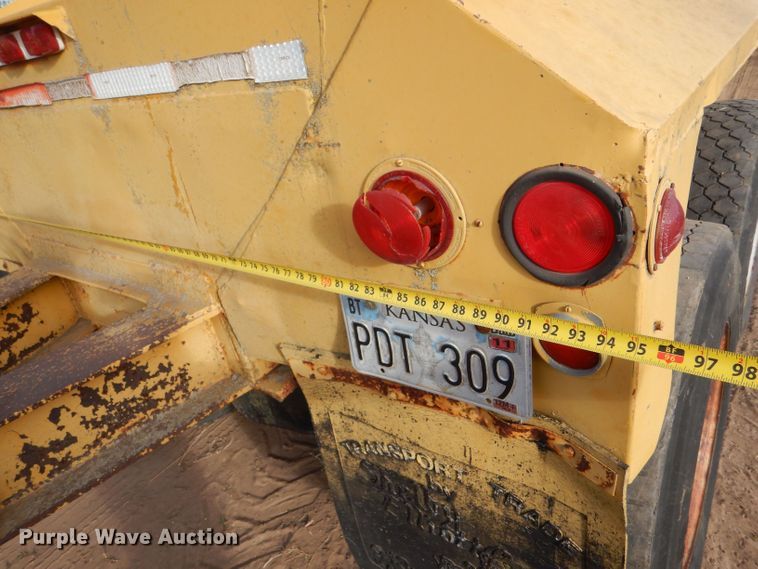 image for item LU9682 1973 Fruehauf  bottom dump trailer