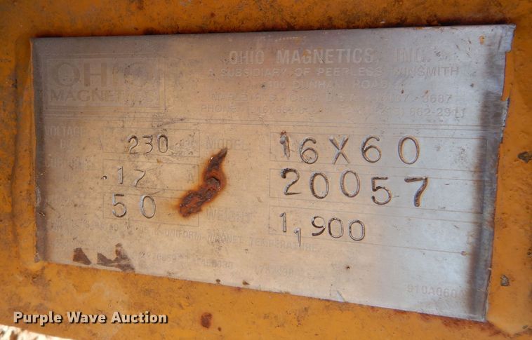 image for item LU9687 Ohio Magnetics  magnet