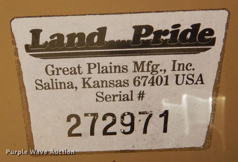 image for item LU9694 Land Pride RTR2570  tiller