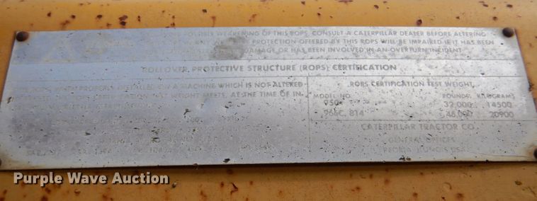 image for item LU9697 1979 Caterpillar 966C  wheel loader