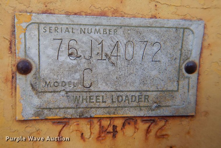 image for item LU9697 1979 Caterpillar 966C  wheel loader