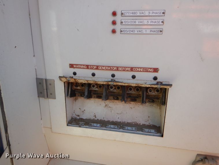 image for item LU9701 2005 Kohler 180REOZJC  generator