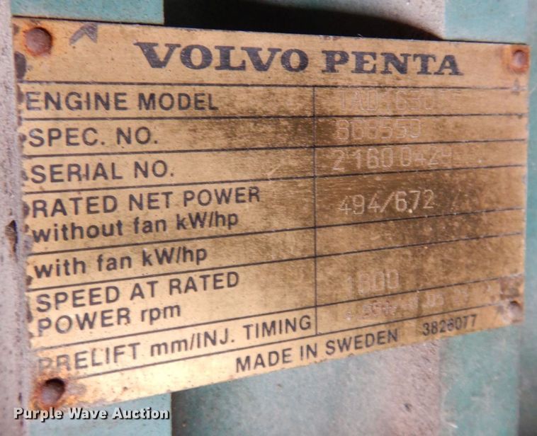 image for item MF9242 Ingersoll Rand G500  generator