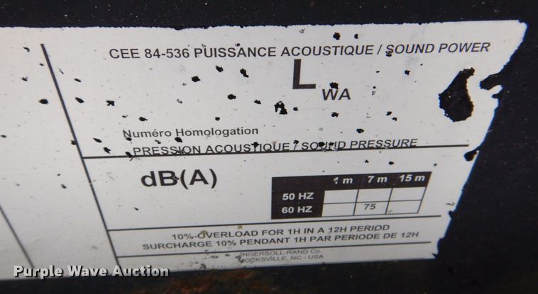 image for item MF9242 Ingersoll Rand G500  generator