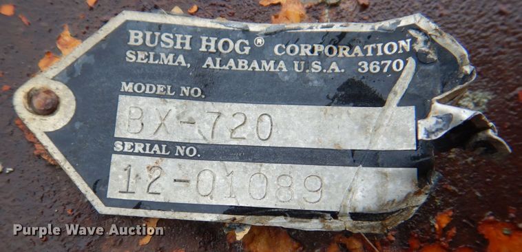 image for item MF9243 Bush Hog BX-720  box blade