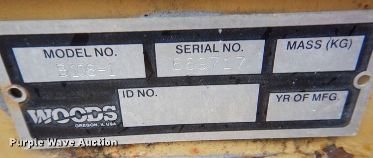 image for item MF9246 Woods B106-1  rotary mower