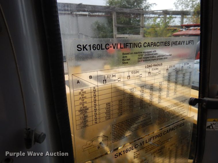 image for item MH9237 2001 Kobelco SK160LC  excavator