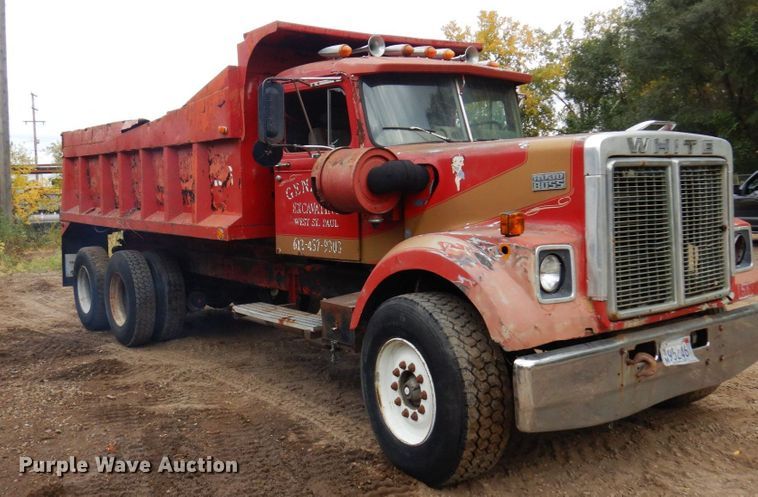 image for item MH9238 1976 White PT270  dump truck
