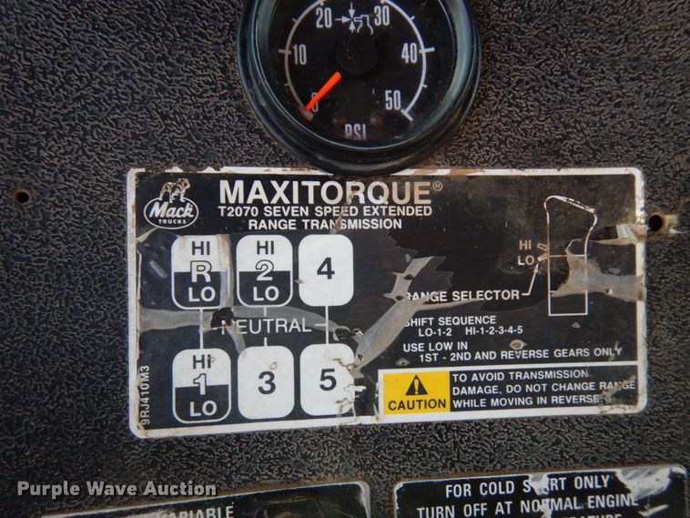 image for item MH9250 1995 Mack RD690S  dump truck