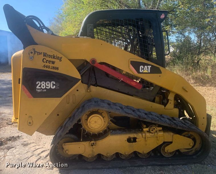 image for item MH9848 2009 Caterpillar 289C2  tracked skid steer loader
