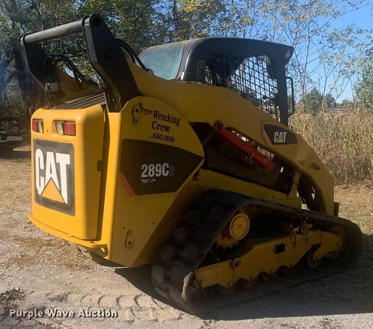 image for item MH9848 2009 Caterpillar 289C2  tracked skid steer loader