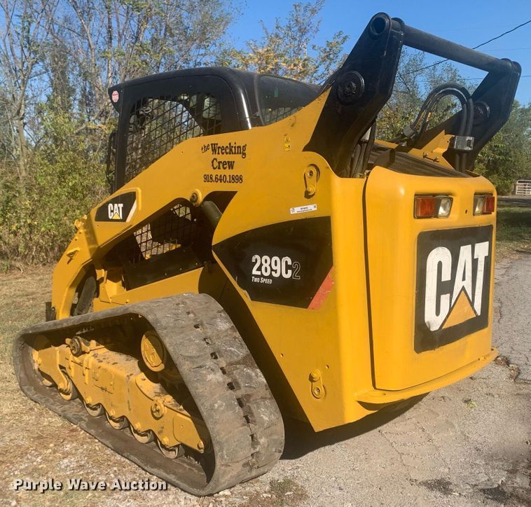 image for item MH9848 2009 Caterpillar 289C2  tracked skid steer loader