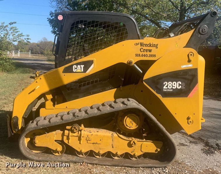 image for item MH9848 2009 Caterpillar 289C2  tracked skid steer loader