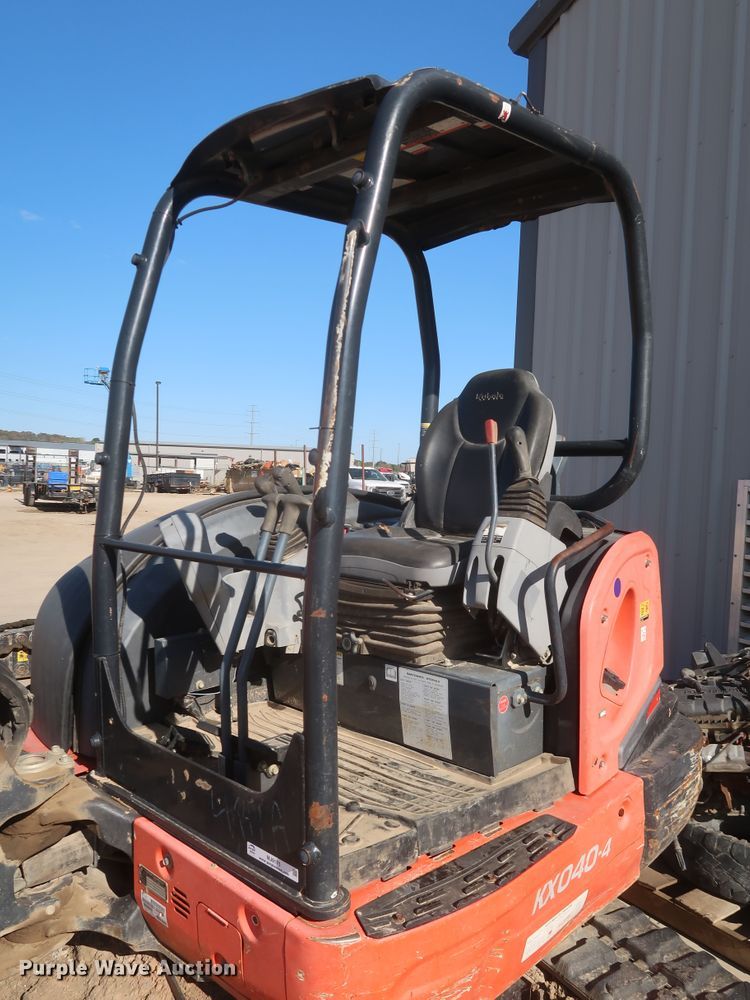 image for item MJ9175 2014 Kubota KX040-4  mini excavator