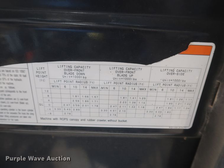 image for item MJ9175 2014 Kubota KX040-4  mini excavator