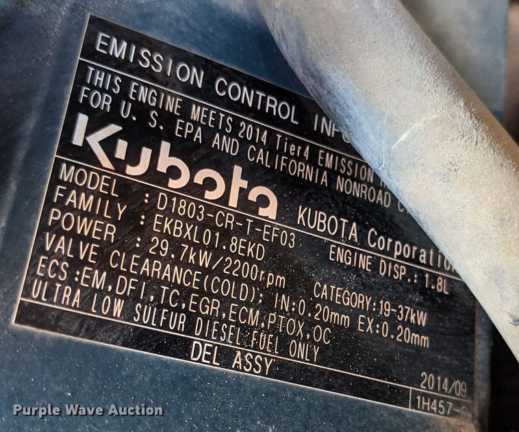 image for item MJ9175 2014 Kubota KX040-4  mini excavator