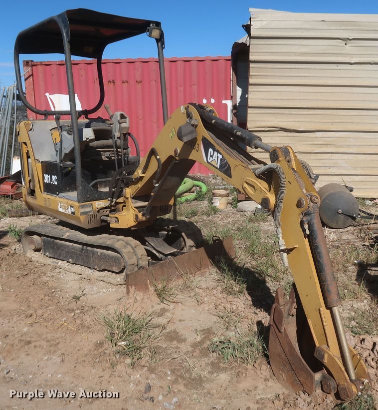 image for item MJ9176 2008 Caterpillar 301.8C  mini excavator