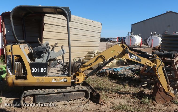 image for item MJ9176 2008 Caterpillar 301.8C  mini excavator