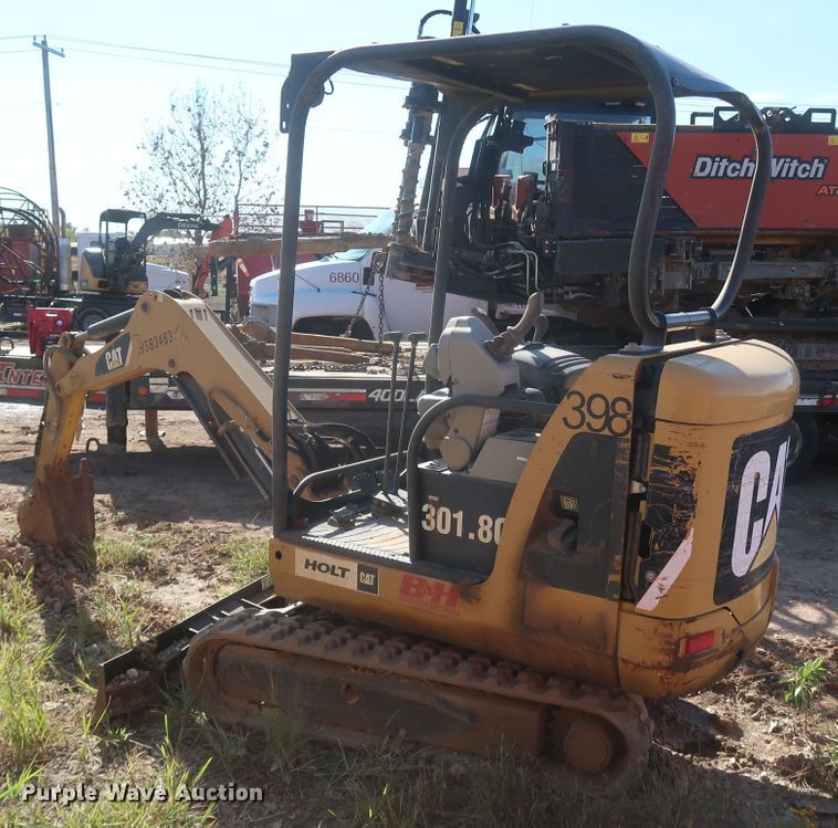 image for item MJ9176 2008 Caterpillar 301.8C  mini excavator