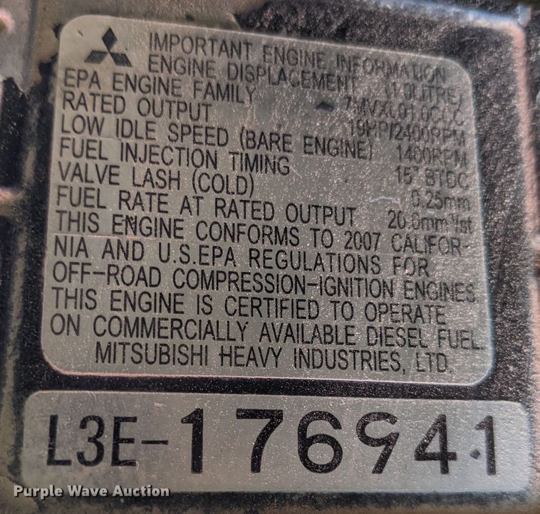 image for item MJ9176 2008 Caterpillar 301.8C  mini excavator