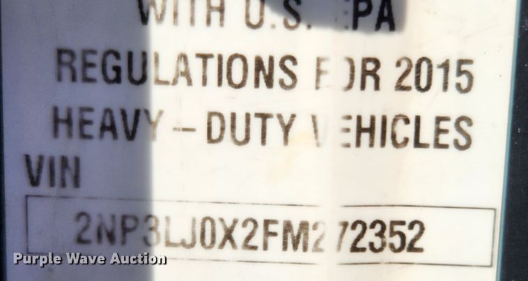 image for item MK9440 2015 Peterbilt 348  dump truck