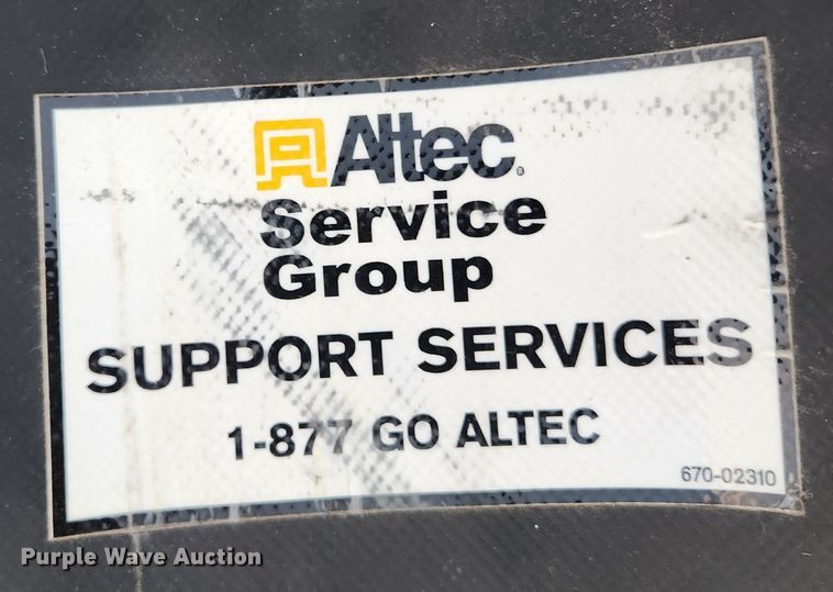 image for item MK9447 Altec  bucket truck bed