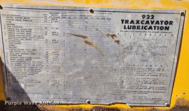 image for item MK9452 1966 Caterpillar 922B  wheel loader