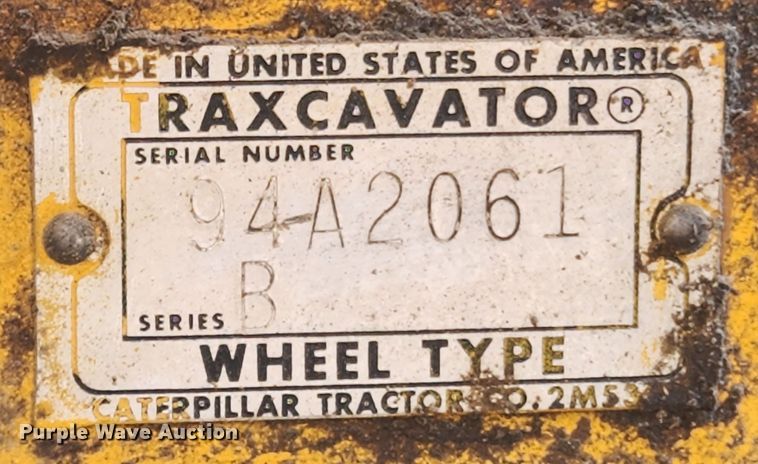 image for item MK9452 1966 Caterpillar 922B  wheel loader