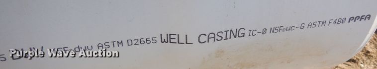 image for item MR9615 Crestline   10" PVC well casing